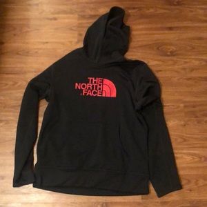 North Face Men’s Hoodie Red Logo